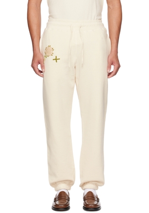 BENTGABLENITS Off-White Embroidered Sweatpants