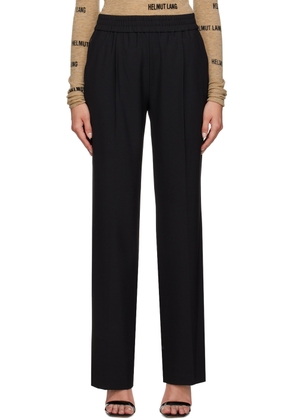 Helmut Lang Black Pull-On Trousers