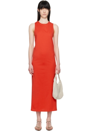 Loulou de Saison Red Rayna Midi Dress