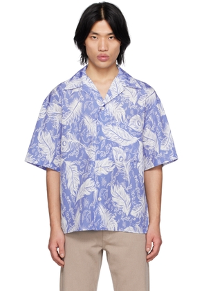 WOOYOUNGMI Blue Printed Shirt