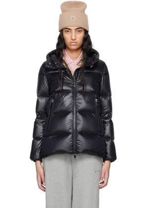 Moncler Black Seritte Short Down Jacket