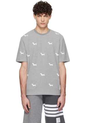Thom Browne Gray Classic Piqué Hector T-shirt