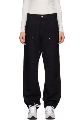 Carhartt Work In Progress Black Ethel Double Knee Trousers