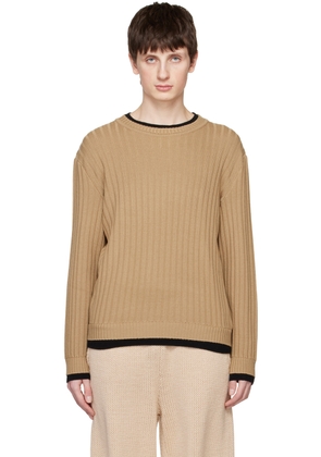 Moschino Brown Layered Sweater