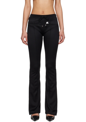 Courrèges Black Zip Pocket Track Pants