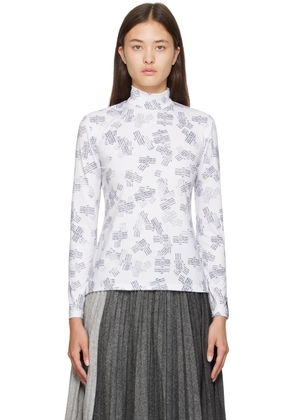 Rokh White Mask Turtleneck