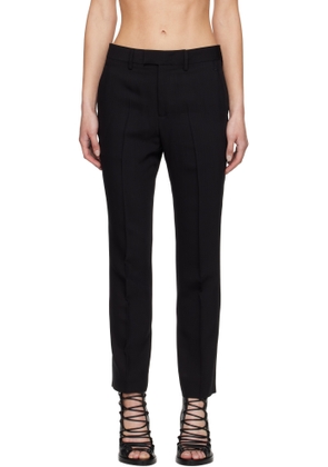 Ann Demeulemeester Black Habiba Cigarette Trousers