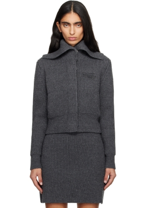 Givenchy Gray Wool Cardigan