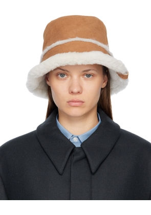 EMU Australia Tan EMU Sheepskin Reversible Hat