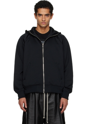 mastermind JAPAN Black Stitched Hooded Track Jacket