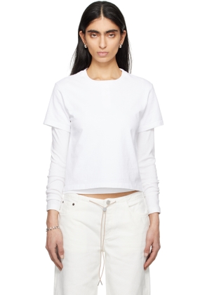 Still Here SSENSE Exclusive White 'The Shirt' T-shirt