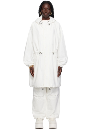 Marc Jacobs White 'The Balloon' Coat