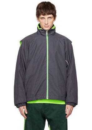 Robyn Lynch Gray Relaxed-Fit Jacket