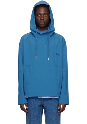 WOOYOUNGMI Blue Hooded Jacket