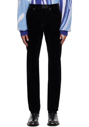 RTA Black Flocked Jeans