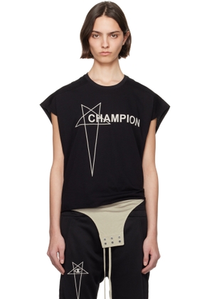 Rick Owens Black Champion Edition Micro Tatlin Tank Top