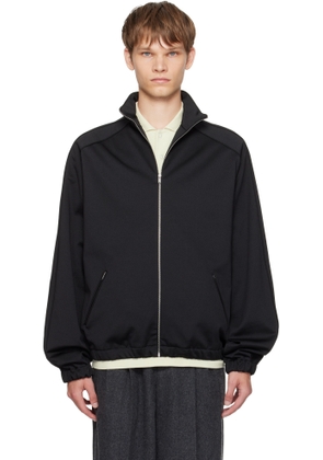 Jil Sander Black Zip Up Sweatshirt