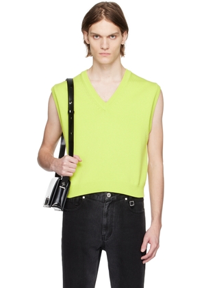 WOOYOUNGMI Green Cropped Vest