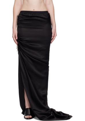 Rick Owens Black Concordians Edfu Maxi Skirt