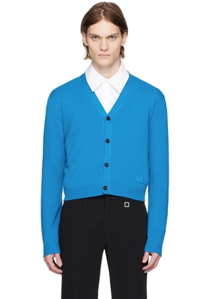 WOOYOUNGMI Blue Cropped Cardigan