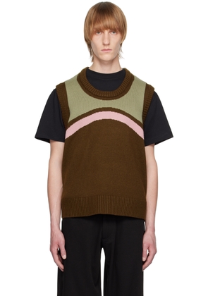 INSATIABLE HIGH SSENSE Exclusive Brown Marshmallow Dasher Vest