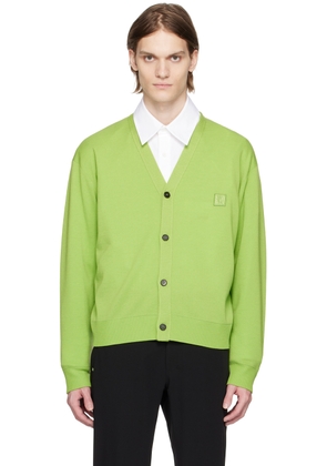 WOOYOUNGMI Green Embroidered Cardigan