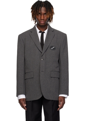 We11done Gray Oversized Blazer
