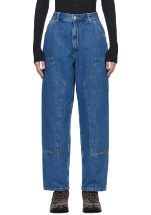 Carhartt Work In Progress Blue Brandon Double Knee Jeans