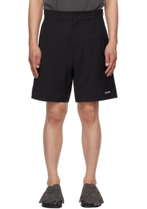 We11done Black Classic Shorts