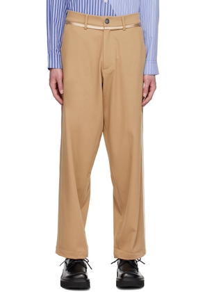 INSATIABLE HIGH SSENSE Exclusive Tan Prelude Trousers