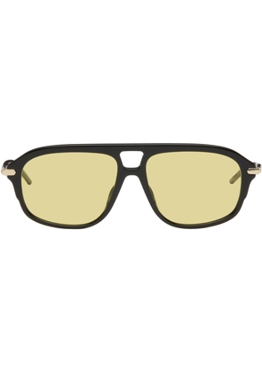 Givenchy Black GV One Aviator Sunglasses