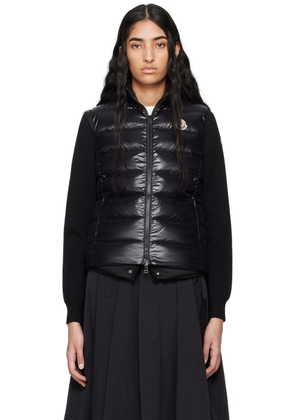 Moncler Black Ghany Down Vest