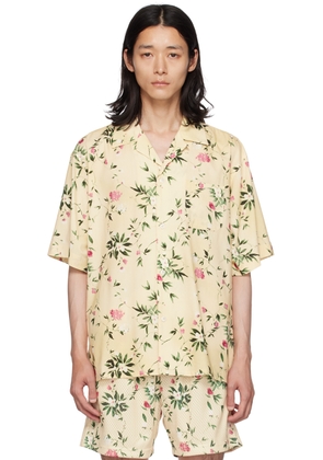 John Elliott Yellow Floral Shirt