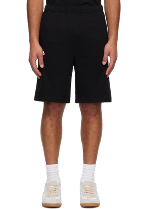 AAPE by A Bathing Ape Black 'AAPENOW' Moonface Logo Sweat Shorts