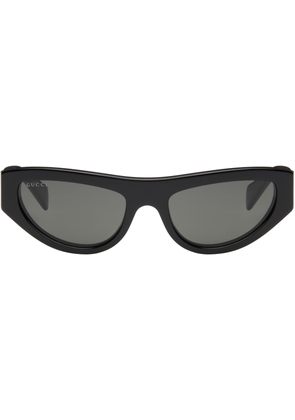 Gucci Black Cat-Eye Frame Sunglasses