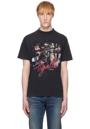 Balenciaga Black 'Pigalle' Small Fit T-shirt