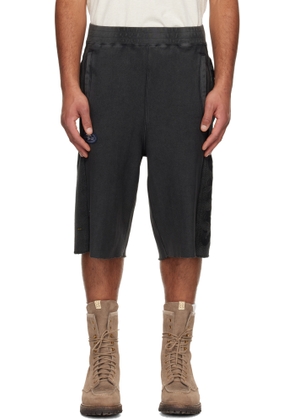 AAPE by A Bathing Ape Gray Main Sweat Shorts