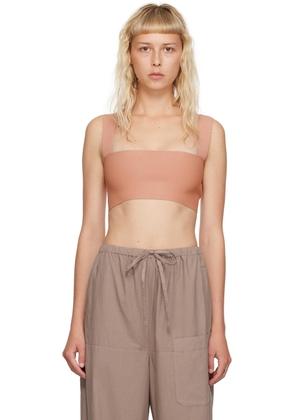 Victoria Beckham Tan Strap Tank Top