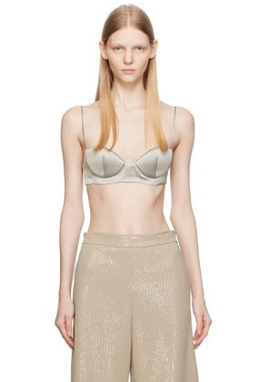 BEVZA Gray Seashell Camisole