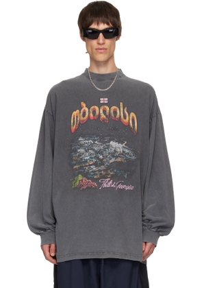 Balenciaga Gray Tblisi Long Sleeve T-shirt