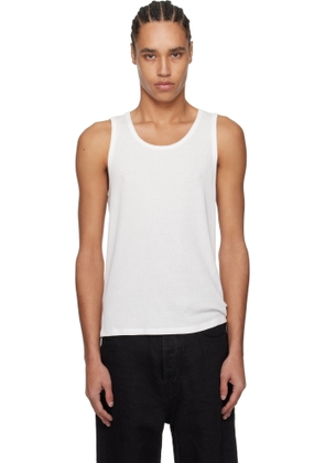 The Row White Solstice Tank Top