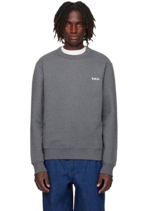 A.P.C. Gray Boxy Petit 'VPC' Sweatshirt
