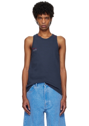 Marni Navy Fitted Tank Top