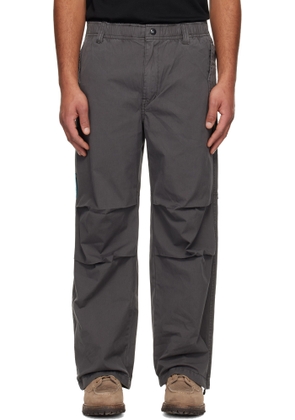 AAPE by A Bathing Ape Gray Main Woven Sweatpants