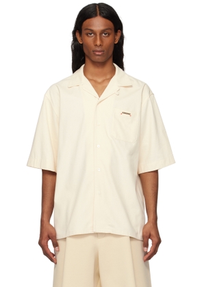 Marni Off-White Denim Bowling Shirt