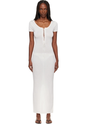 Judy Turner Off-White Judson Maxi Dress