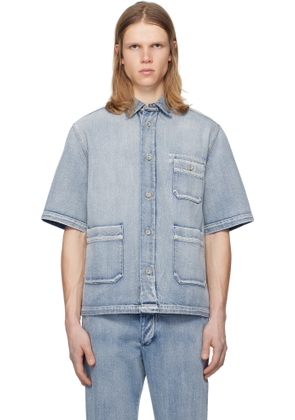 Barena Blue Ordior Geco Shirt