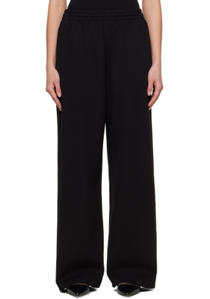 WARDROBE.NYC Black Semi Matte Track Lounge Pants