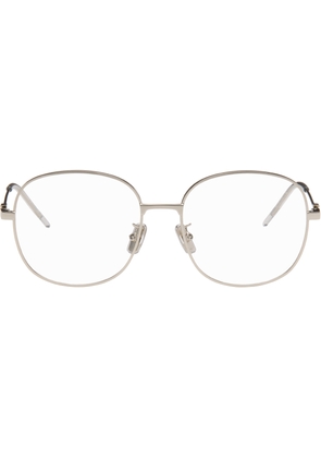 Givenchy Silver GV Speed Round Metal Glasses