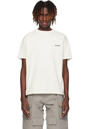 We11done Off-White Mini Logo T-shirt